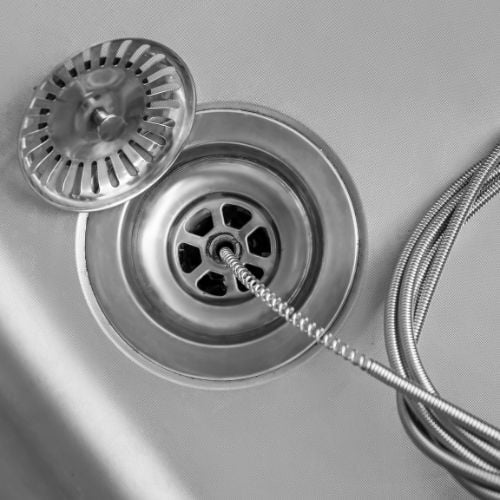 Kitchen Sink Not Draining DIY Fixes and When to Call The Geiler Company - snake drain- The Geiler Company