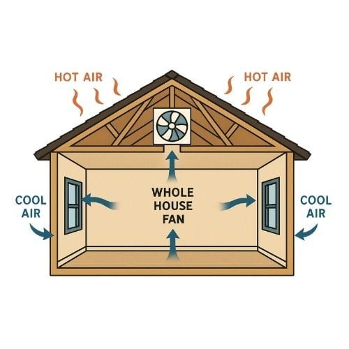 Should You Run Your Whole House Fan and Air Conditioning Together-whole house fan-_ The Geiler Company