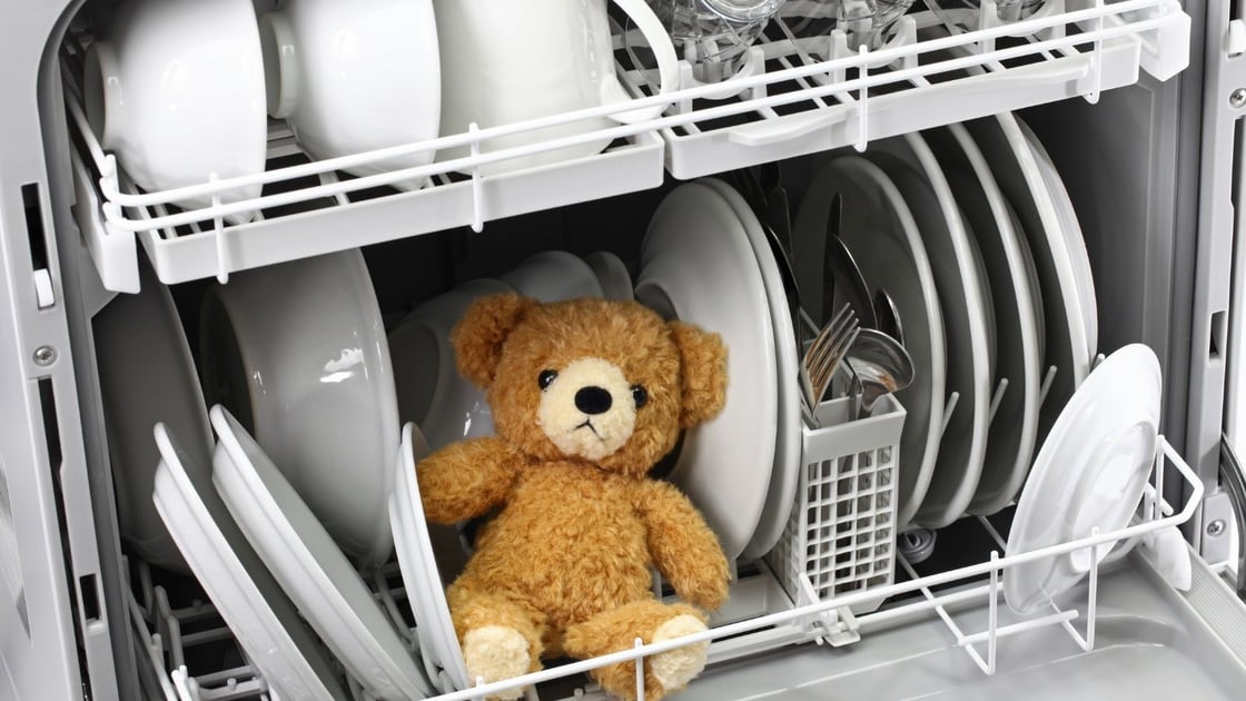 Why does my dishwasher make a hissing sound when it is off?