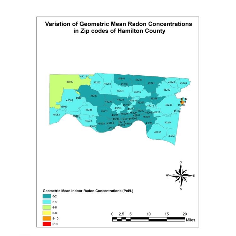 radon levels in hamilton county ohio_the geiler comapany